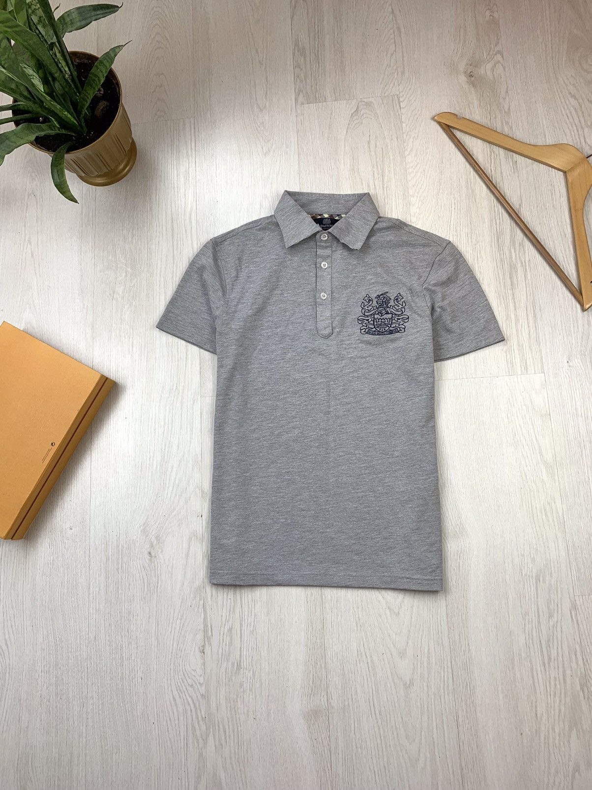 Aquascutum Aquascutum Mens Polo Shirt Grey Size S Size US S / EU 44-46 / 1 - 1 Thumbnail