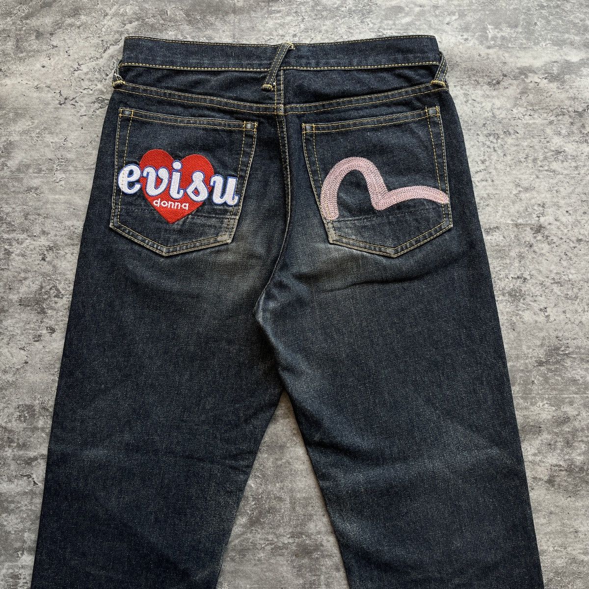 Evisu Y2K Evisu Donna Embroidered Seagull selvedge jeans Size 28" / US 6 / IT 42 - 3 Thumbnail