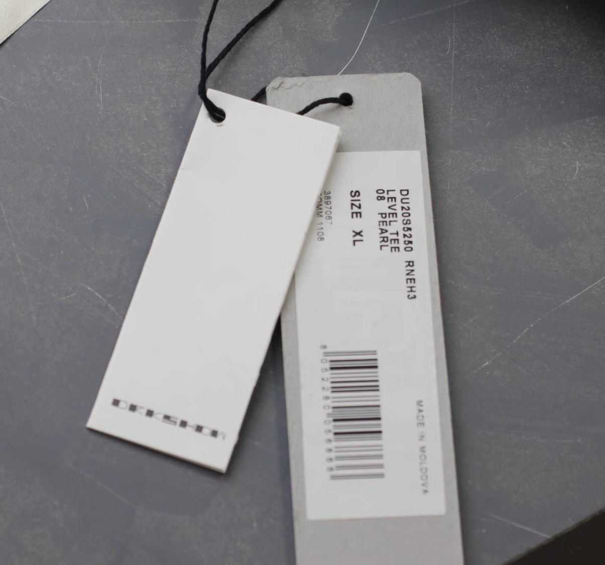 Rick Owens Rick Owens DRKSHDW Cotton Letter Patch Short Sleeve T-Shirt Size US XL / EU 56 / 4 - 7 Thumbnail