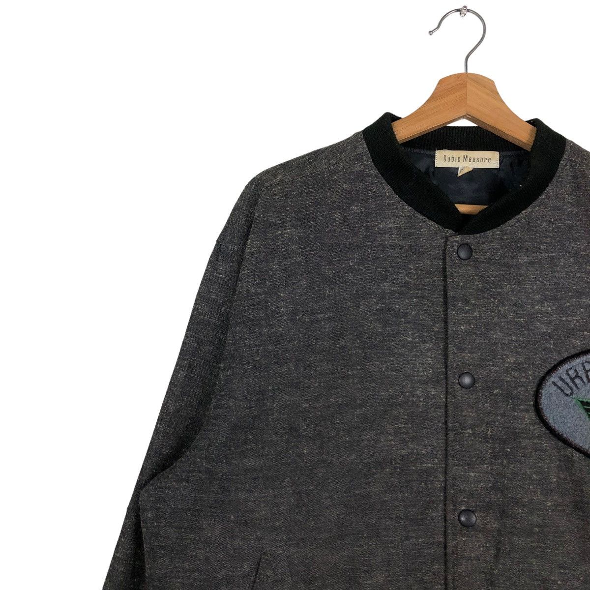 Japanese Brand 🔥VINTAGE WOOL BOMBER JACKET URBAN TASTE JAPAN ISSEY MIYAKE Size US L / EU 52-54 / 3 - 7 Thumbnail