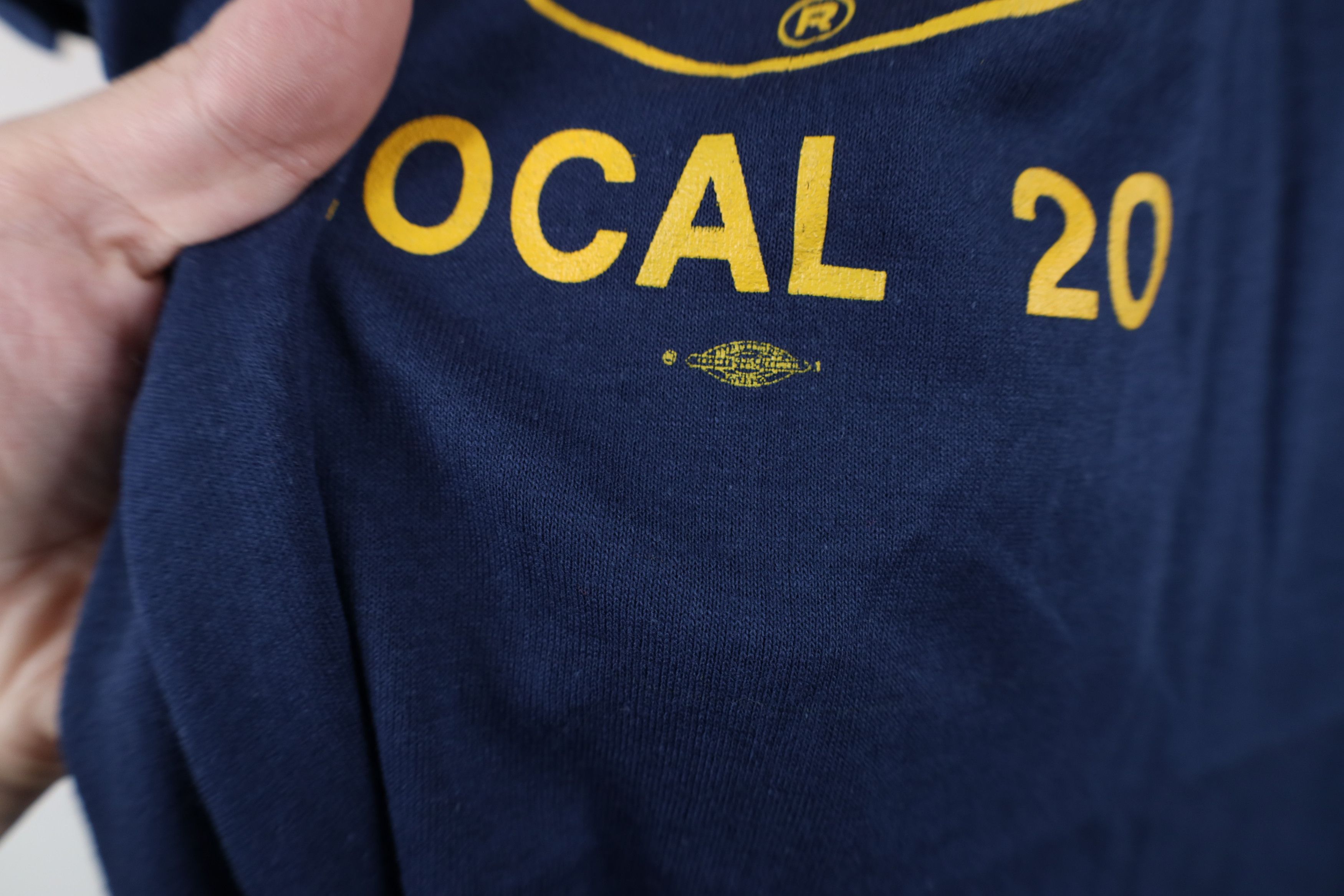 Vintage Vintage 80s 90s Union Local 20 Short Sleeve T-Shirt Blue USA Size US XL / EU 56 / 4 - 5 Thumbnail