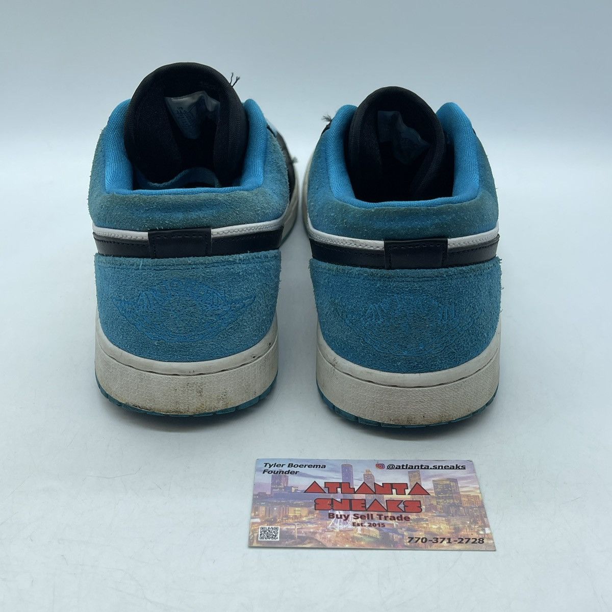 Jordan Brand Air Jordan 1 low laser blue Size US 11.5 / EU 44-45 - 3 Thumbnail