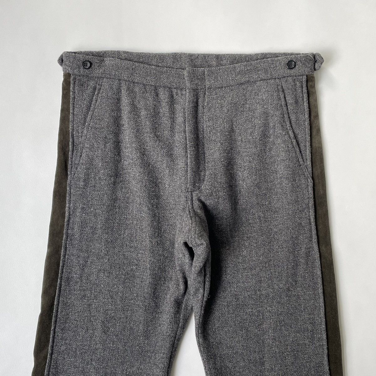 Comme des Garcons A/W 06 Velvet + Wool Panelled Trousers Size US 36 / EU 52 - 2 Thumbnail