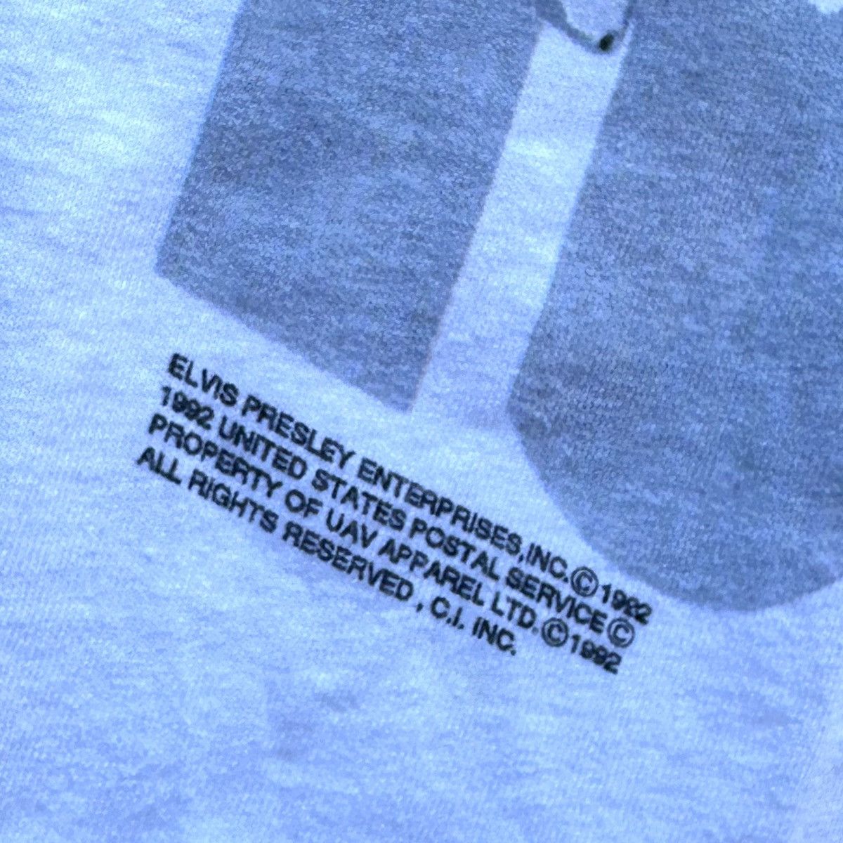 Band Tees Vintage 1992 Elvis Presley Stamp Anvil T-Shirt Size XL Size US XL / EU 56 / 4 - 3 Thumbnail