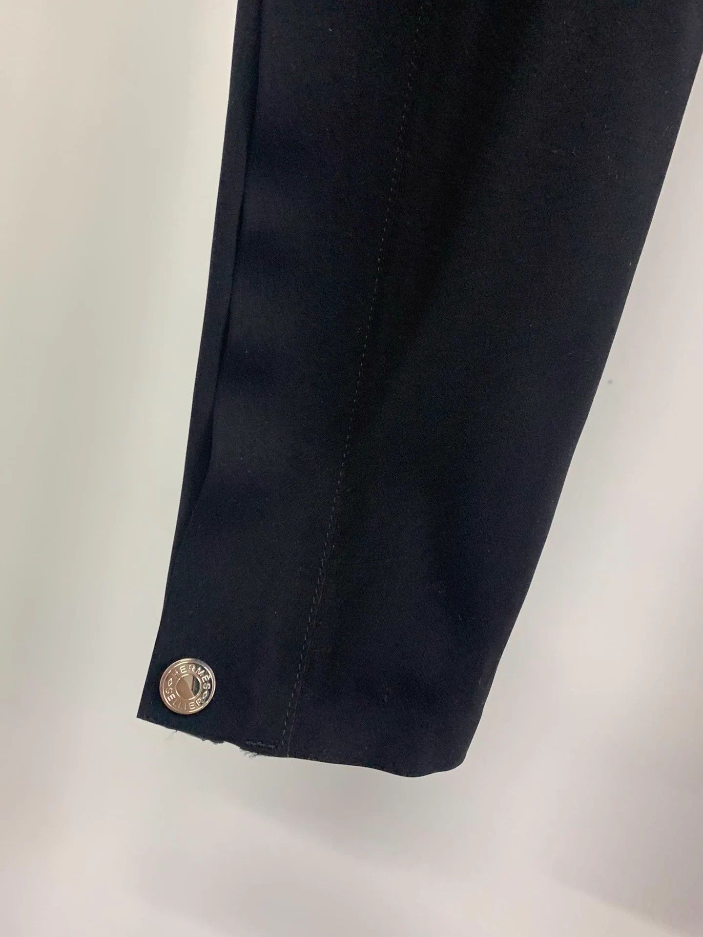 Hermes Hermes Black Riding Leggings XS New Size 24" / US 00 / IT 34 - 2 Thumbnail