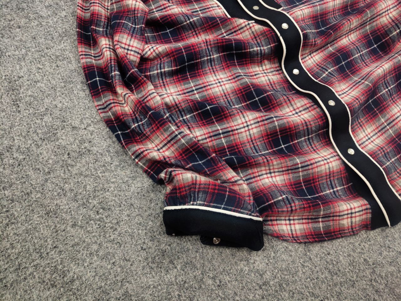 Dsquared2 Dsquared2 Brushed Cotton Flannel Western Button Shirt In Red Size US S / EU 44-46 / 1 - 6 Thumbnail