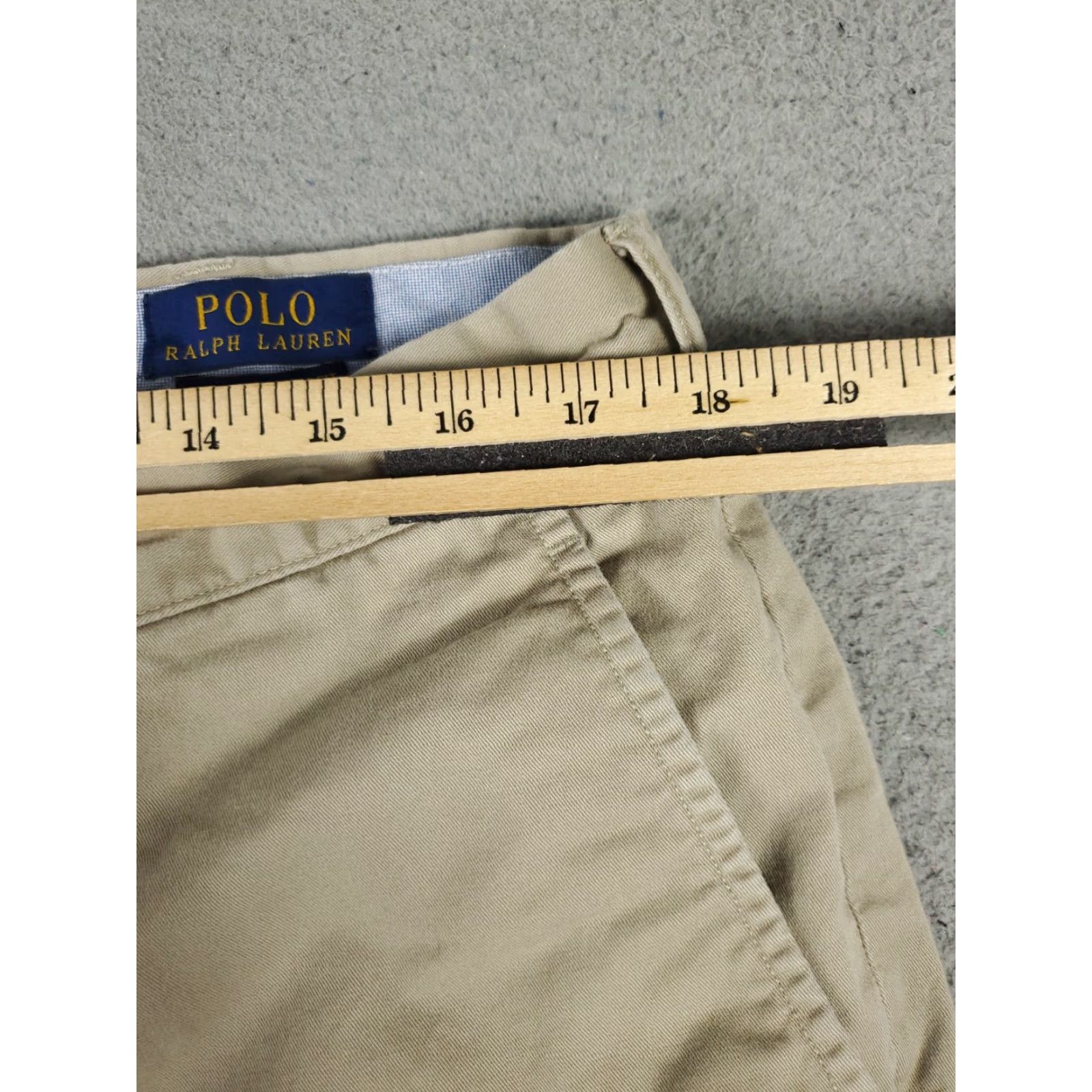 Ralph Lauren Ralph Lauren Chino Pants Mens 36x30 Beige Flat Front Casual Trousers Size US 36 / EU 52 - 4 Thumbnail