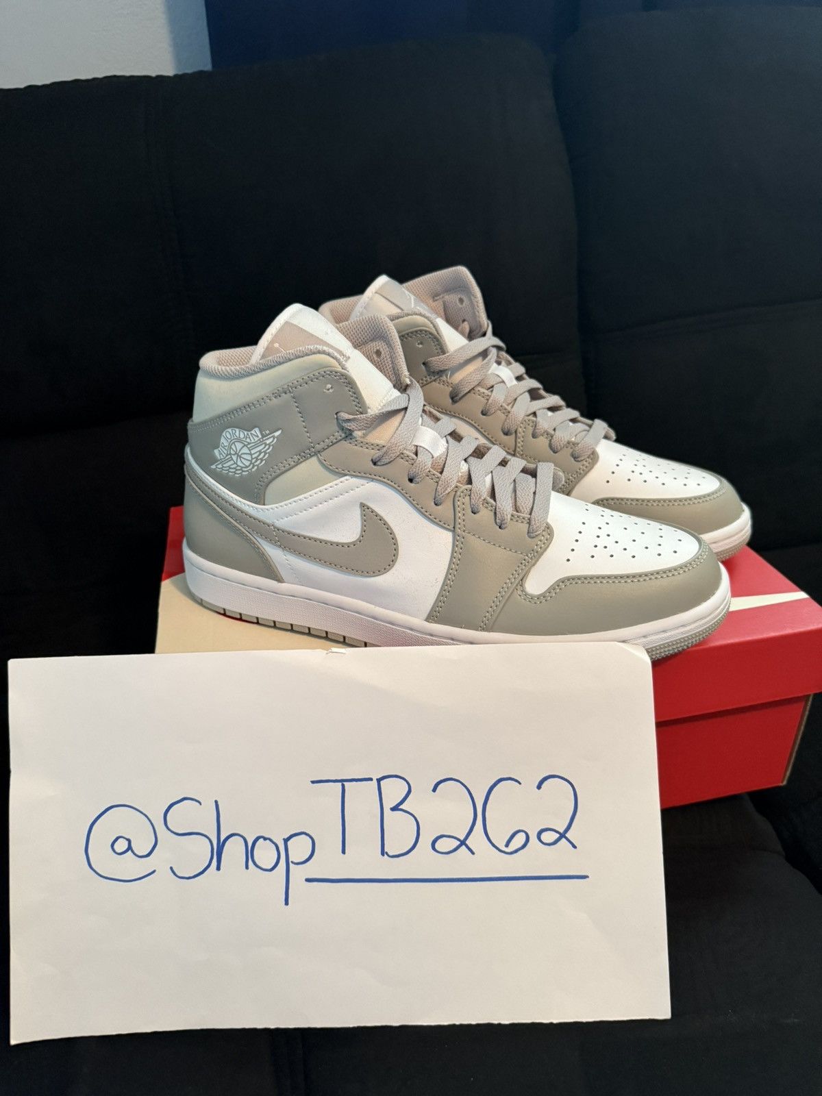 Jordan Brand Jordan 1 Mid "Linen" Size US 9 / EU 42 - 12 Thumbnail