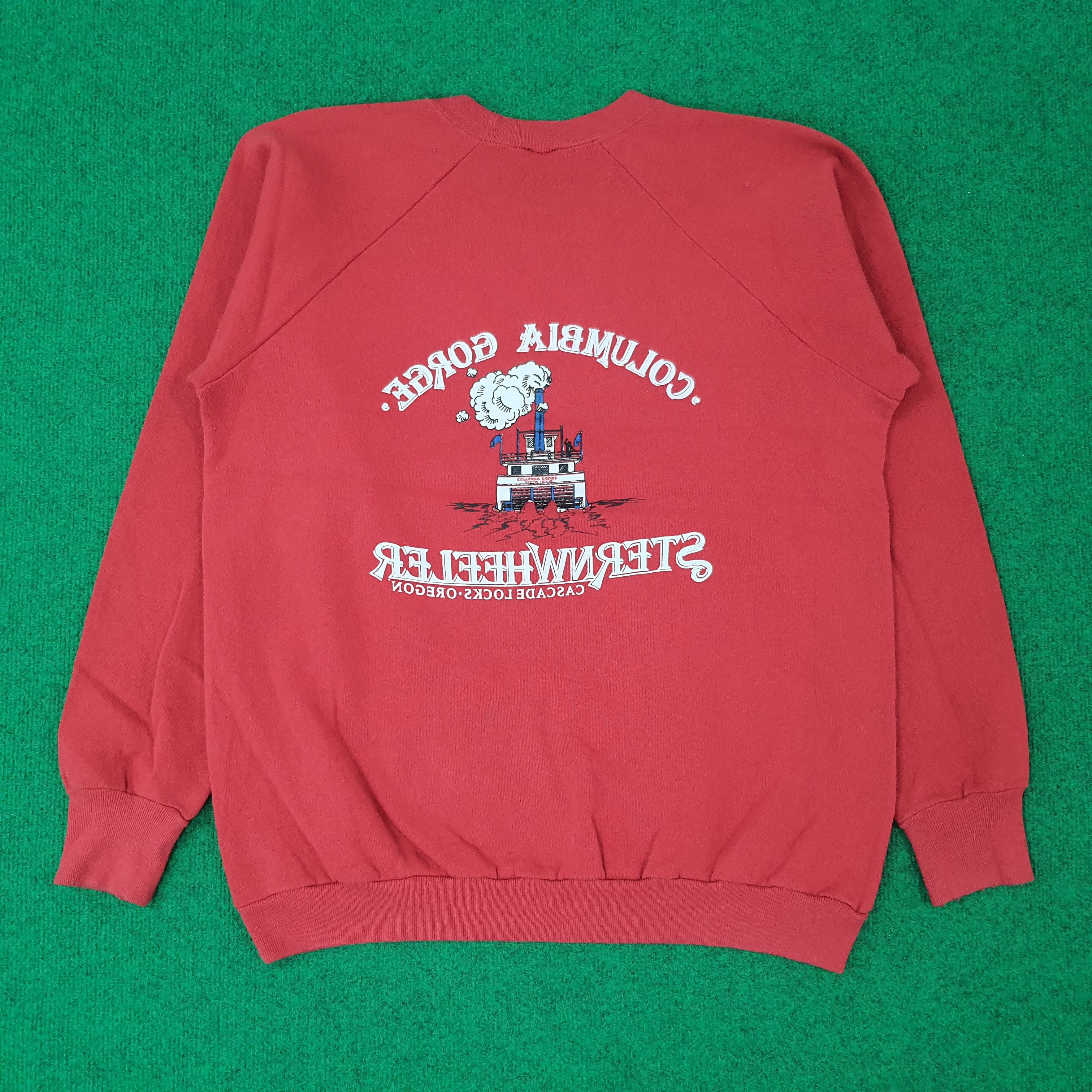 Vintage Vintage Columbia Gorge Sternwheeler Sweatshirt C253N4 Size US M / EU 48-50 / 2 - 3 Thumbnail