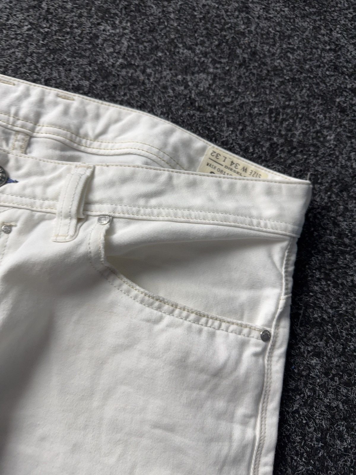 Diesel × Japanese Brand Rare Diesel Industries Safado Distressed Denim Jeans Size US 34 / EU 50 - 7 Thumbnail