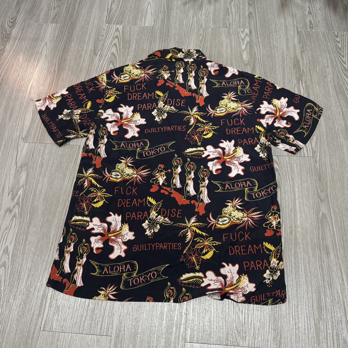Wacko Maria Wacko Maria "fuck Dream Paradise" Aloha Shirt Size US L / EU 52-54 / 3 - 8 Thumbnail