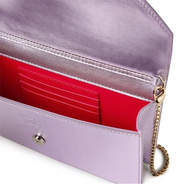 Christian Louboutin Loubi54 Small Logo Leather Clutch Size ONE SIZE - 5 Thumbnail