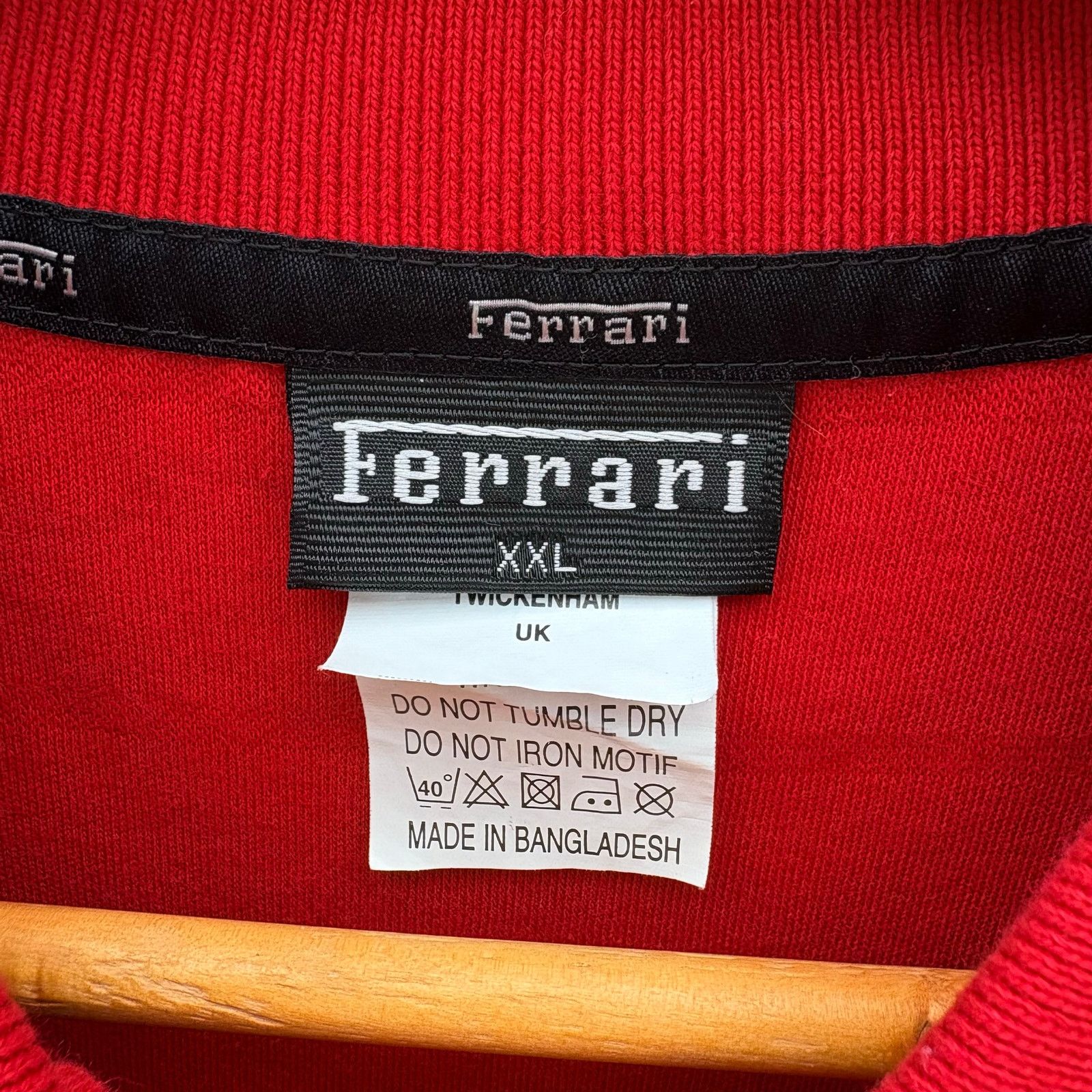 Vintage Vintage Ferrari Dealership Polo T-Shirt XXL Size US XXL / EU 58 / 5 - 3 Thumbnail
