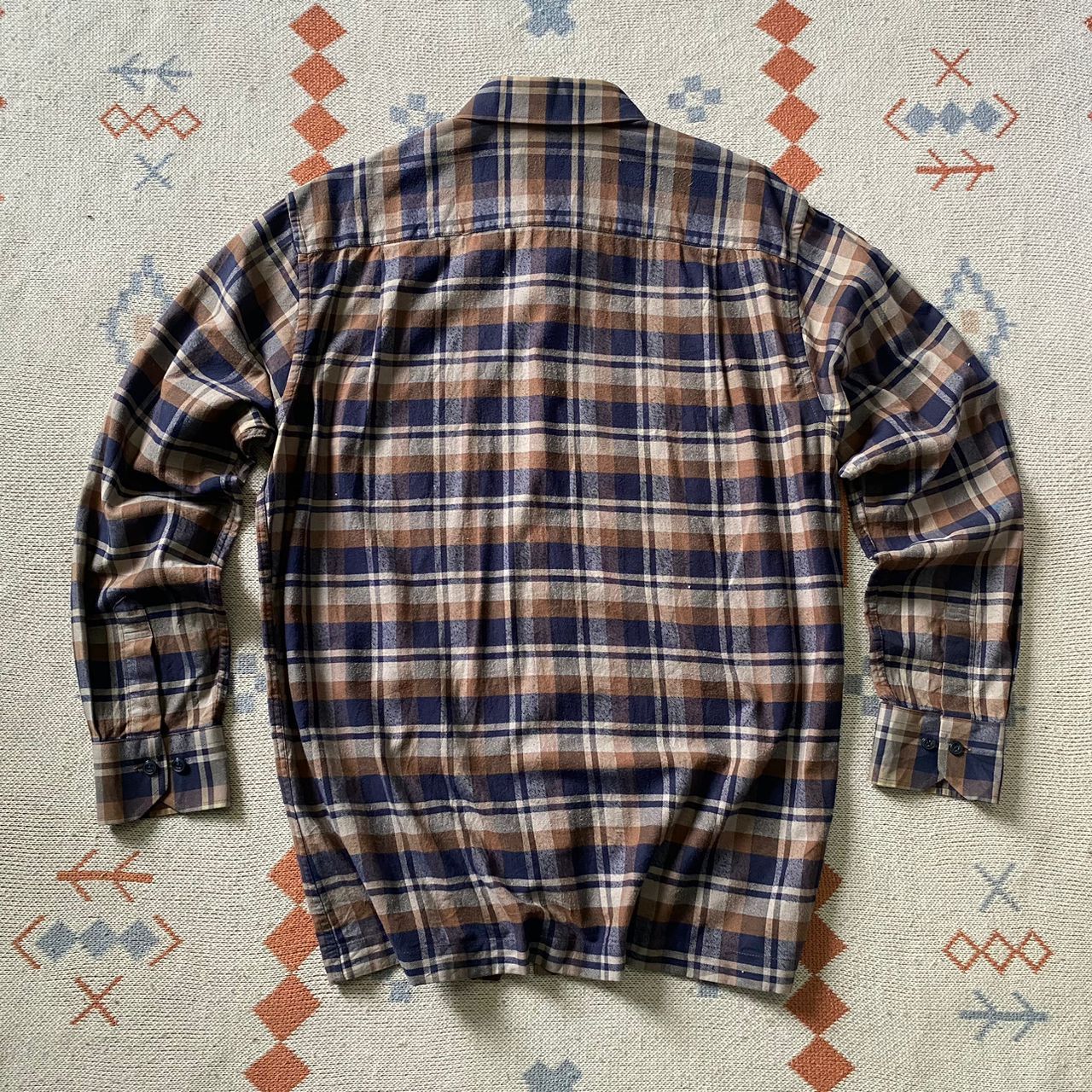 DAKS × Japanese Brand Daks Plaid Button Up Shirt Size US M / EU 48-50 / 2 - 9 Thumbnail