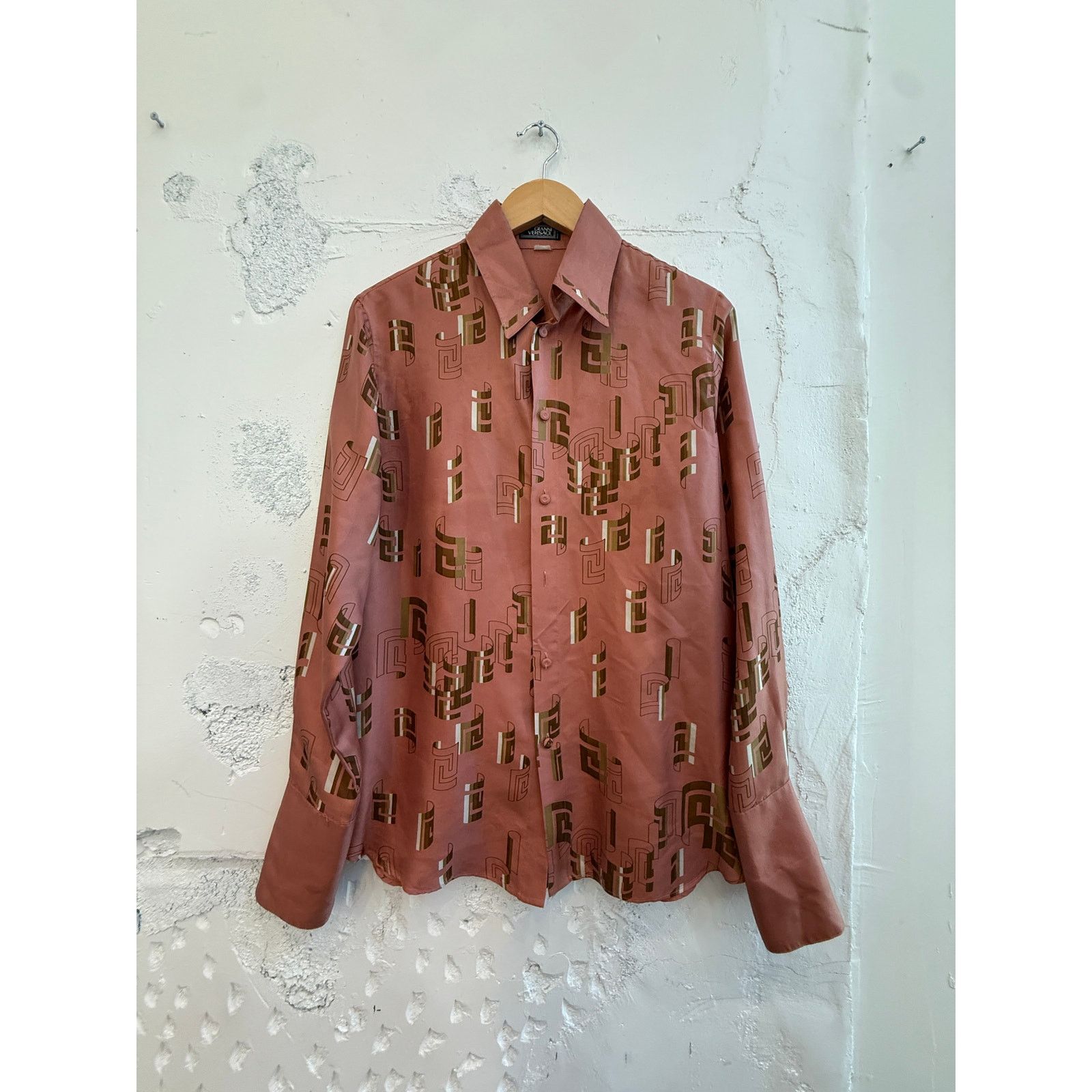 Versace Gianni Versace Vintage Abstract Print Button Up Size US M / EU 48-50 / 2 - 1 Thumbnail