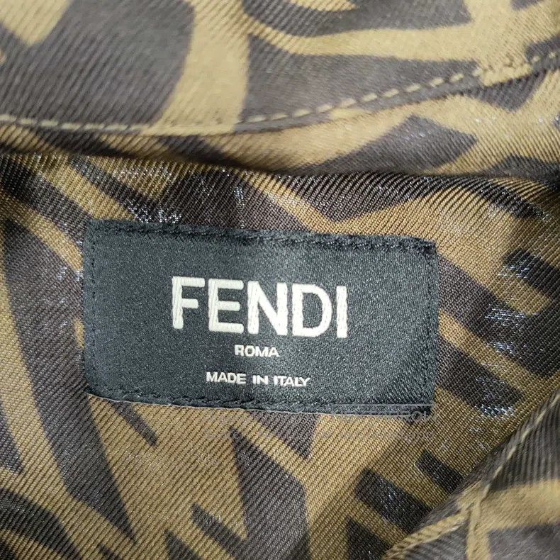 Other Fendi size 39 Double F all-over print short-sleeve shirt T- Size M / US 6-8 / IT 42-44 - 3 Thumbnail
