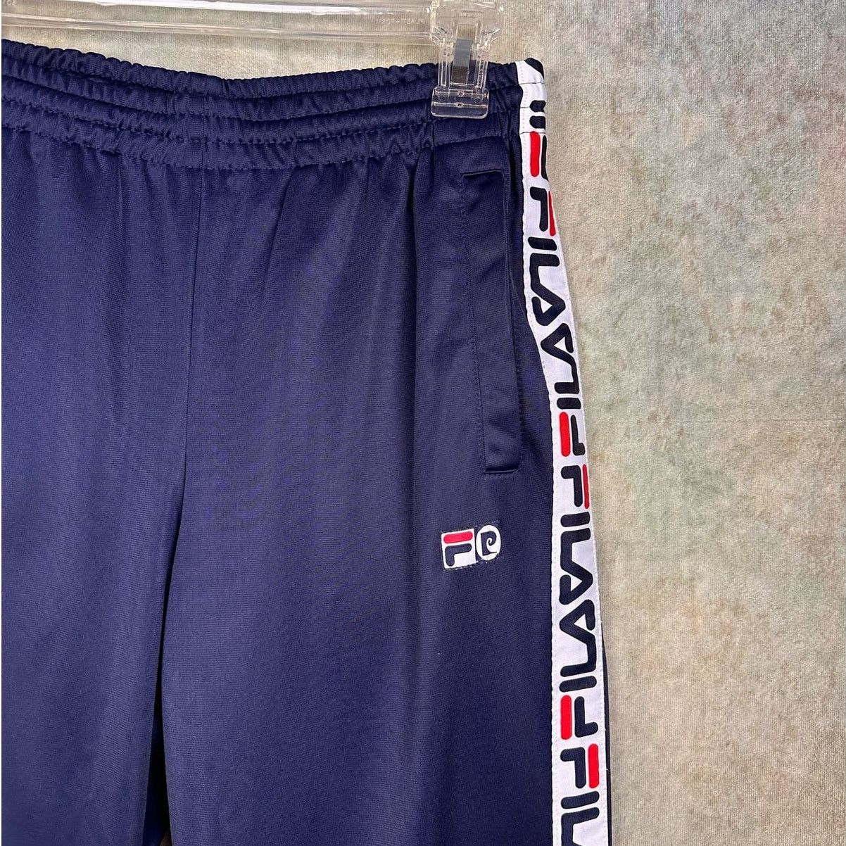 Fila × Pierre Cardin × Urban Outfitters Fila Pierre Cardin Track Pants Womens Sz S Navy Blue Urban Size 28" / US 6 / IT 42 - 3 Thumbnail