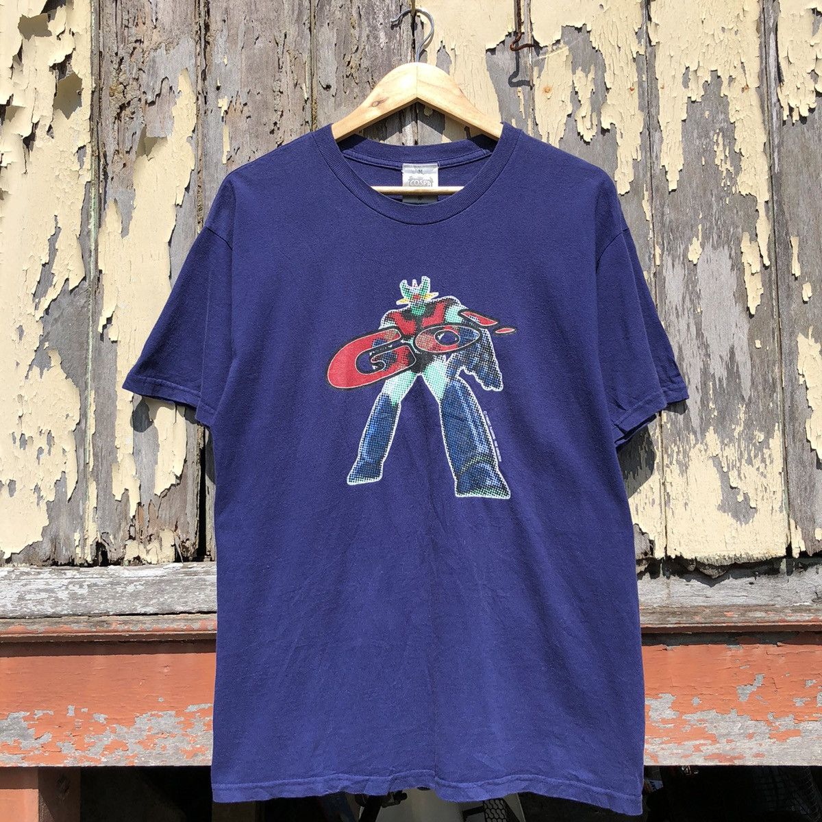 Anime Sunfaded Vintage 90s Cospa Go Nagai Mazinger Z Tshirt Size US M / EU 48-50 / 2 - 1 Thumbnail