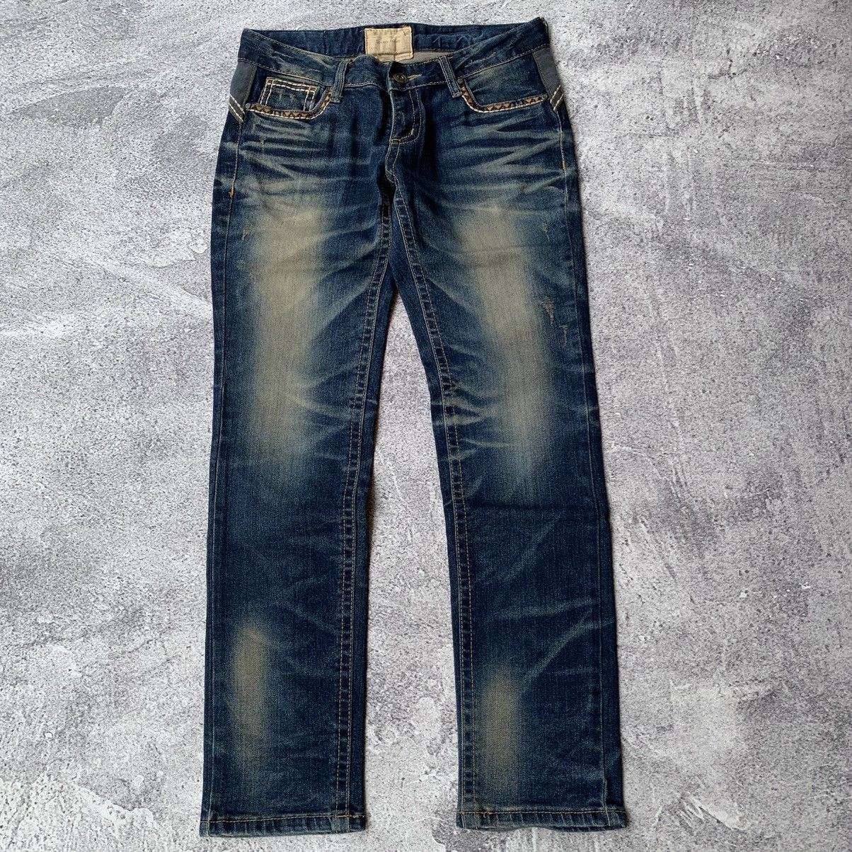 Le Grande Bleu (L.G.B.) Lolita Mudwash Clawmark Jeans Size US 31 - 1 Thumbnail