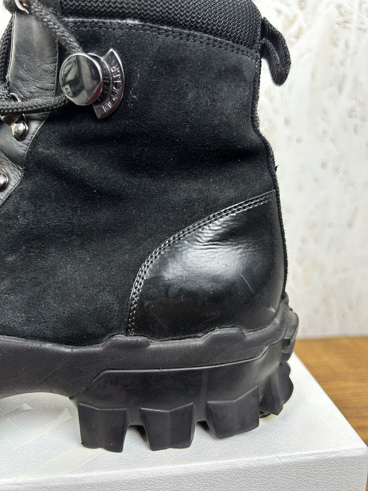 Moncler Moncler Helis Ankle Hiking Boots Black Size 40 Size US 10 / IT 40 - 3 Thumbnail