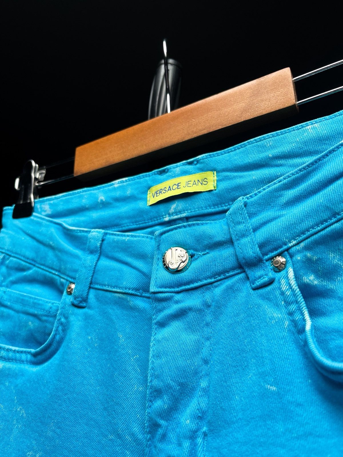 Versace Jeans Couture Versace Jeans Vibrant Blue Skinny Jeans Size 26" / US 2 / IT 38 - 2 Thumbnail