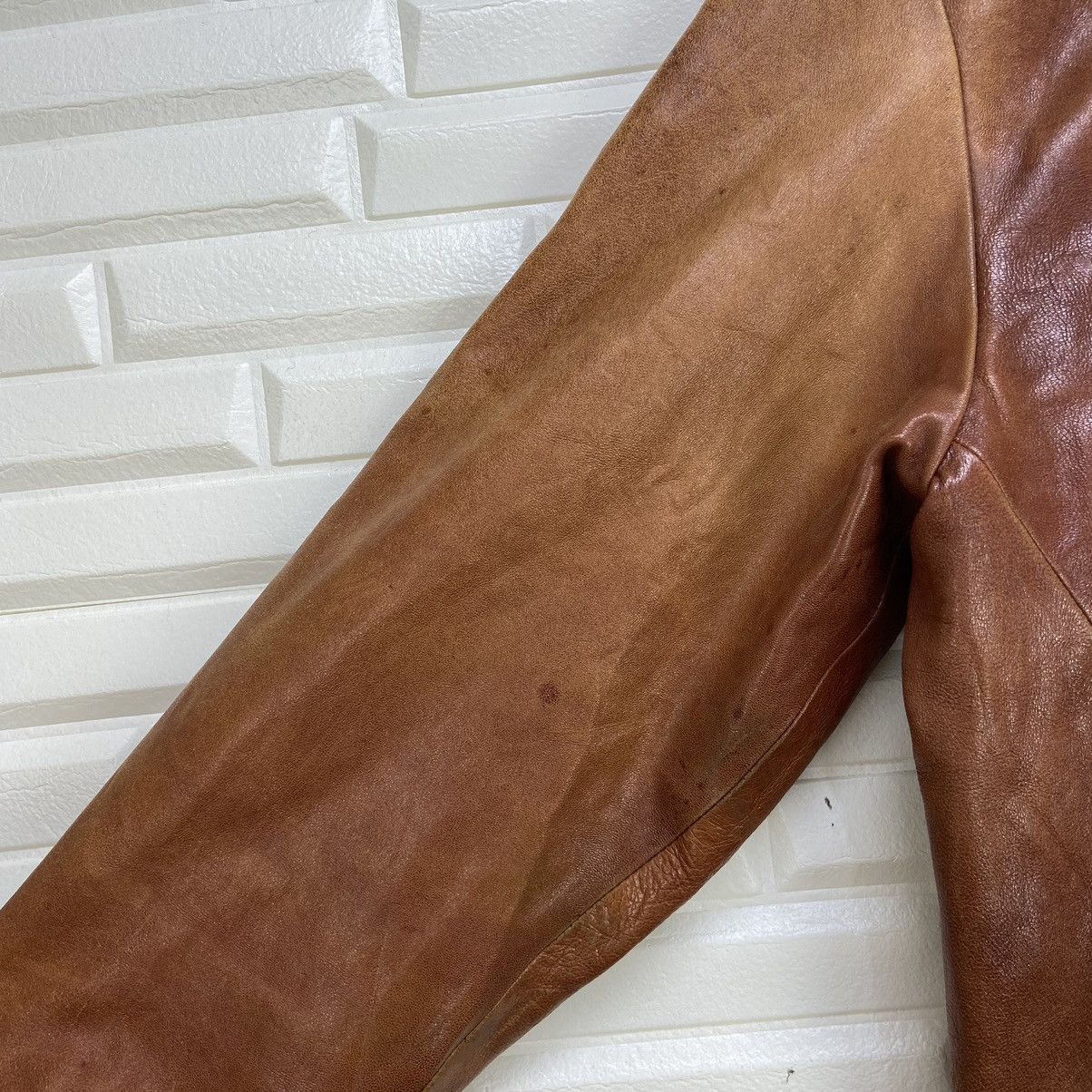Japanese Brand Vtg Antelope Makigami Tokyo Original Leather Buckle Back Size US M / EU 48-50 / 2 - 7 Thumbnail