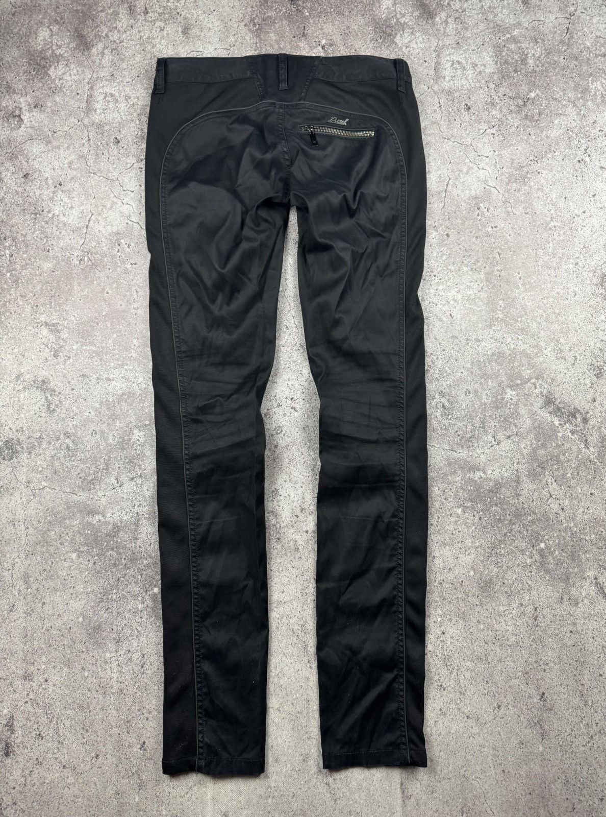 Diesel AVANT GARDE DIESEL RICK OWENS STYLE OPIUM MULTI ZIP PANTS Size 29" - 5 Thumbnail