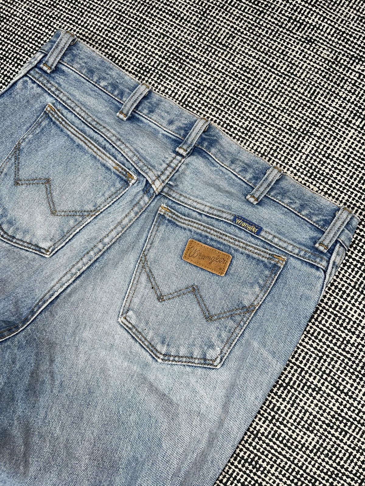 Other Light blue 80s wrangler jeans fade washed cowboy americana Size US 32 / EU 48 - 3 Thumbnail