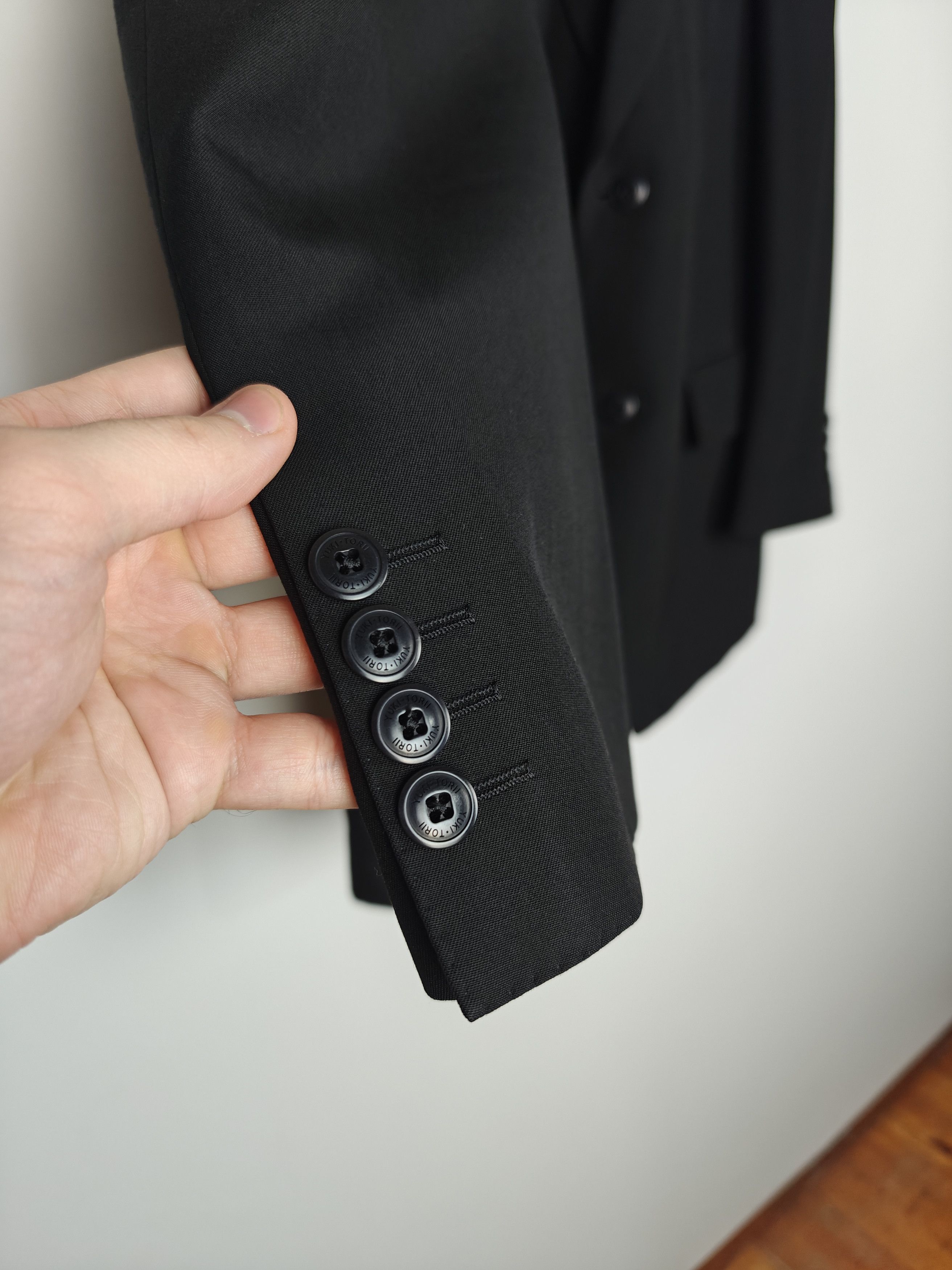 Other Yuki Torii Wool Blazer Jacket Black size 46 Size 46R - 6 Thumbnail