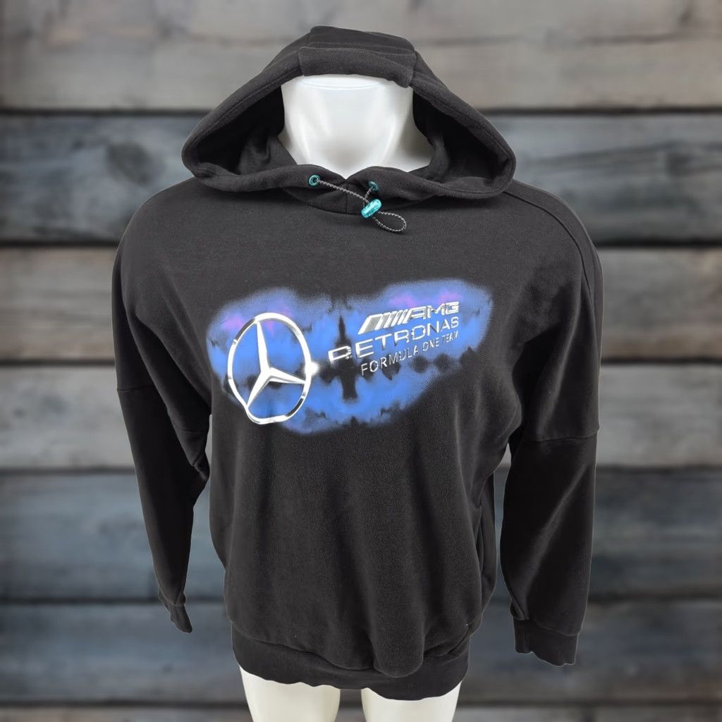Puma PUMA MERCEDES AMG Petronas Formula One Hoodie Sweatshirt Mens SMALL Black Logo Pullover Hooded Sweatshirt Mens Short Sleeve? Size US S / EU 44-46 / 1 - 1 Thumbnail