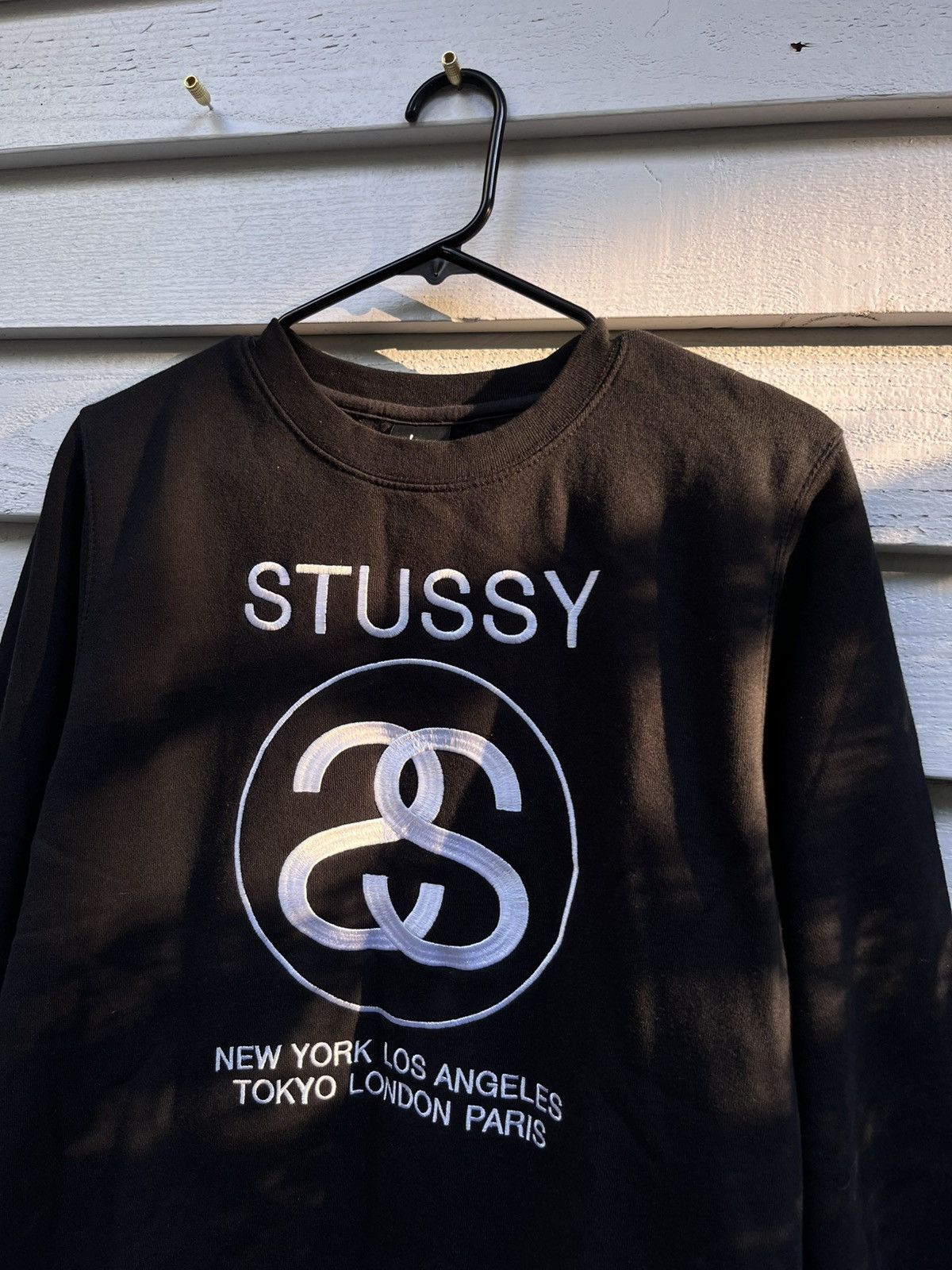 Stussy Stüssy Basic Logo Sweatshirt Black Size Medium Size US M / EU 48-50 / 2 - 3 Thumbnail