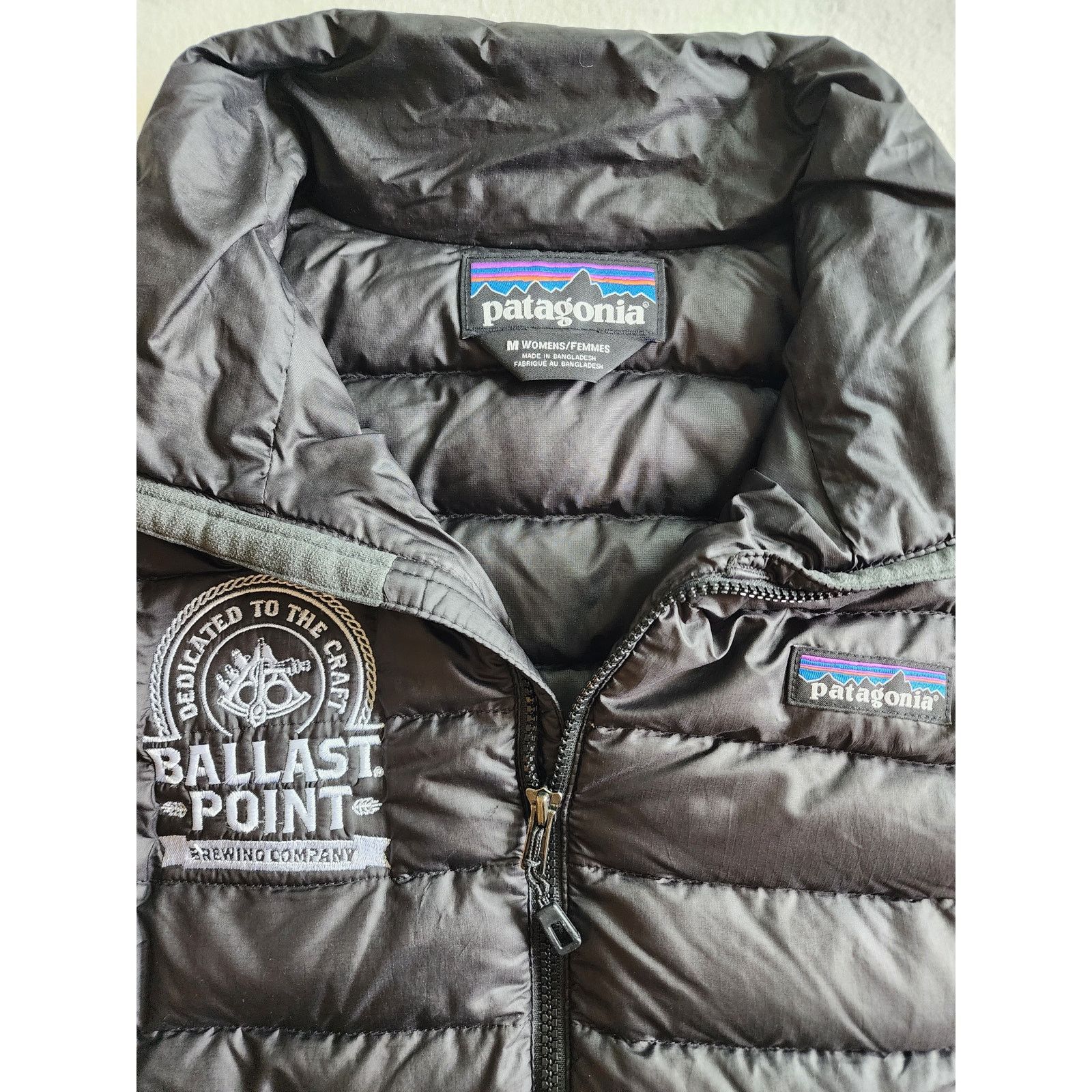 Patagonia Patagonia M Womens Full-Zip Down Sweater Puffer Jacket Black Size M / US 6-8 / IT 42-44 - 3 Thumbnail