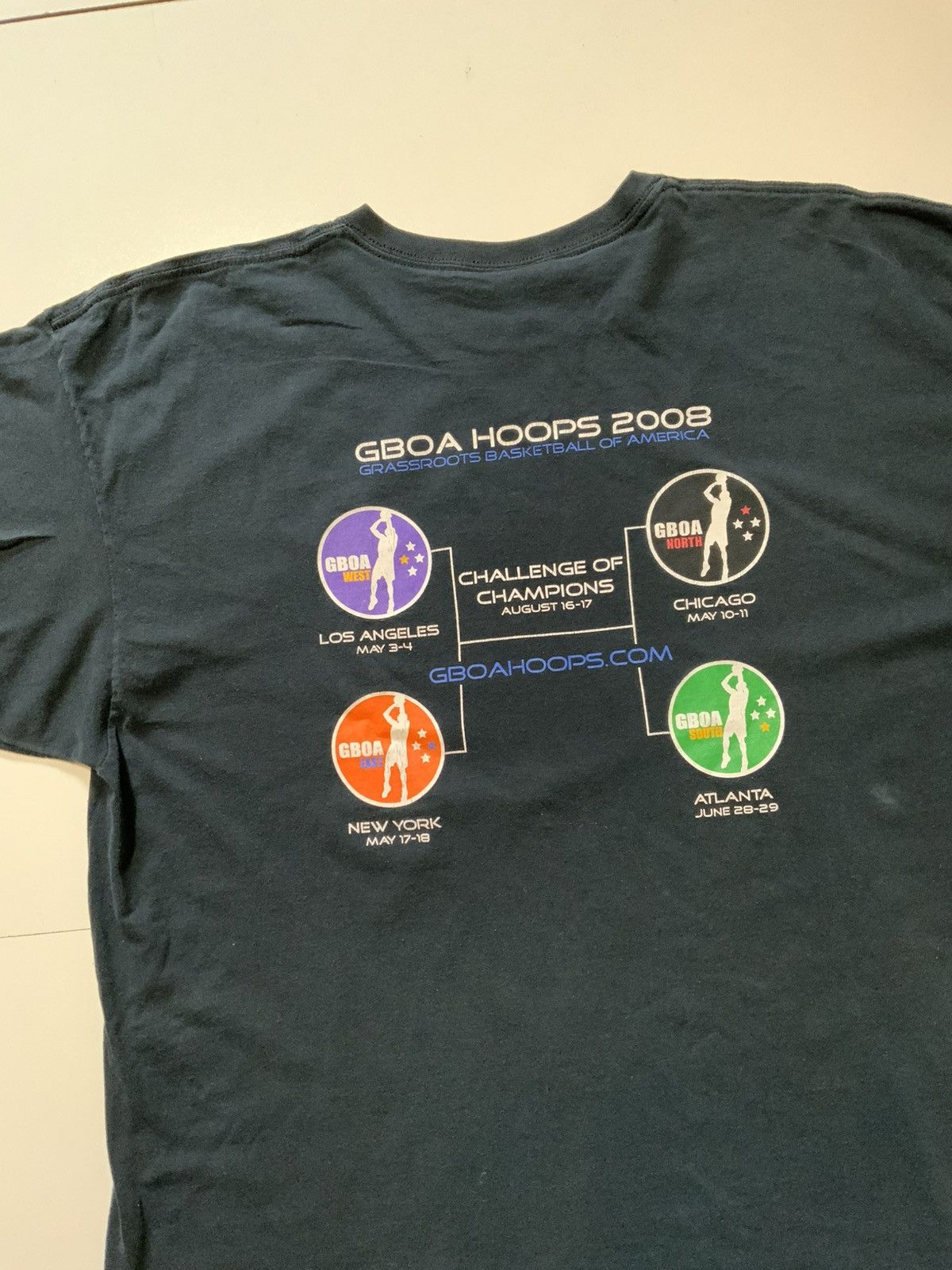 Other GBOA Grassroots Basketball AAU Travel Hoops Tournament Shirt Size US XL / EU 56 / 4 - 4 Thumbnail
