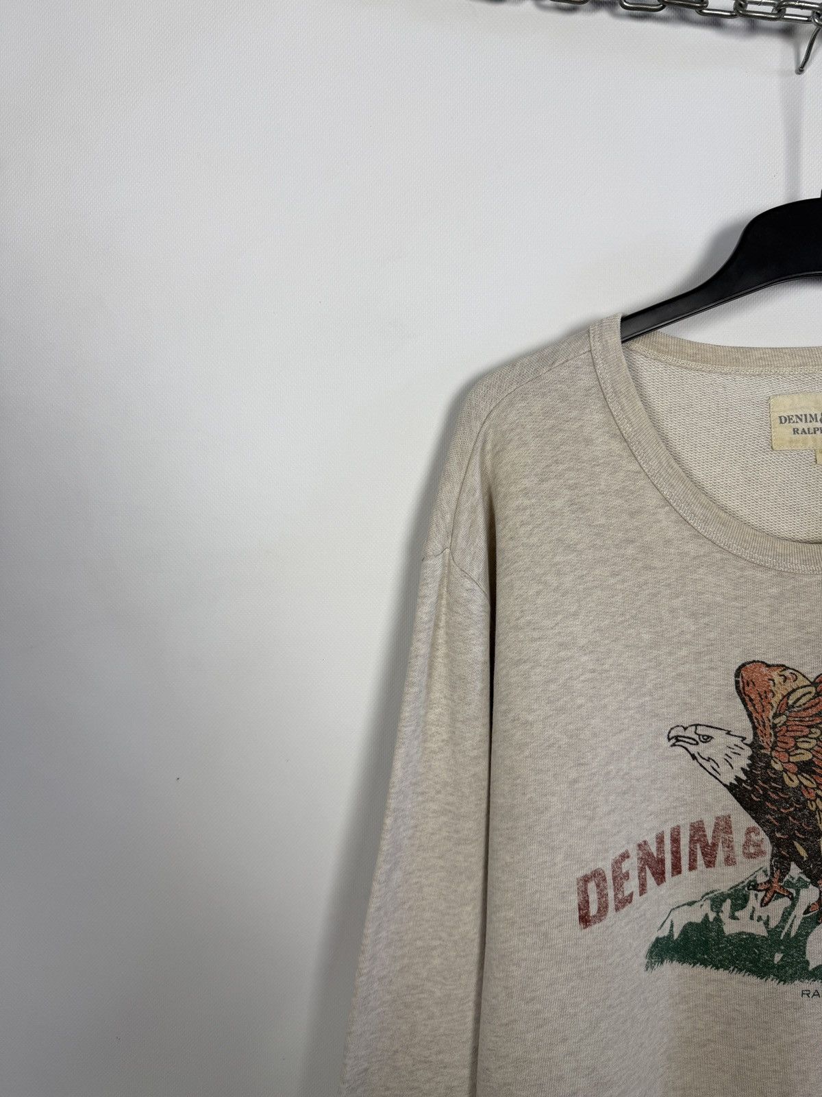 Denim & Supply Ralph Lauren Vintage Denim Supply Ralph Lauren Crew Sweatshirt Eagle XXL Size US XXL / EU 58 / 5 - 3 Thumbnail
