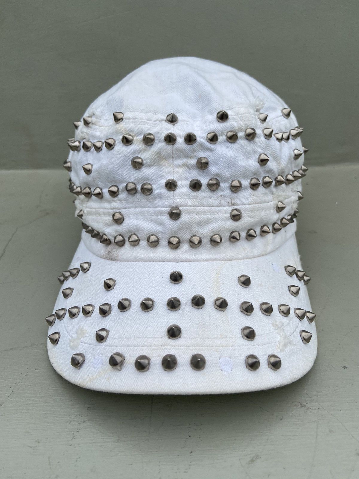 If Six Was Nine 2000s patrol hat studded with iron spikes Size ONE SIZE - 1 Thumbnail