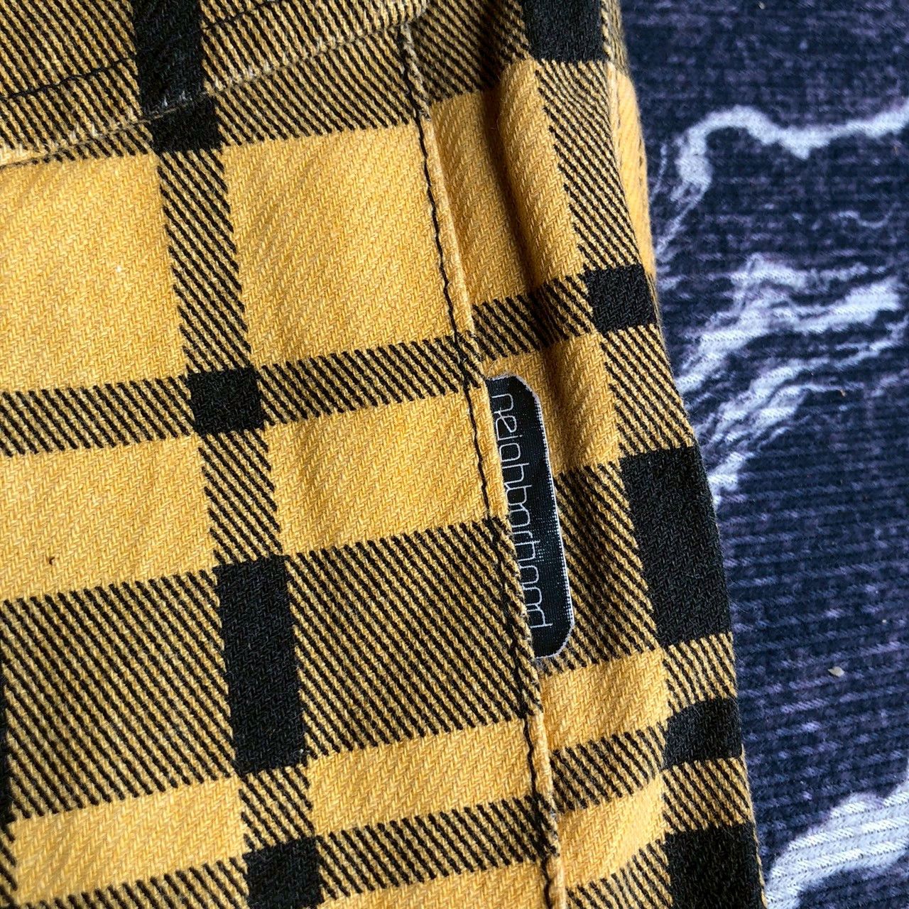 Neighborhood Neighborhood Yellow Plaid Utility Vest Size US M / EU 48-50 / 2 - 5 Thumbnail