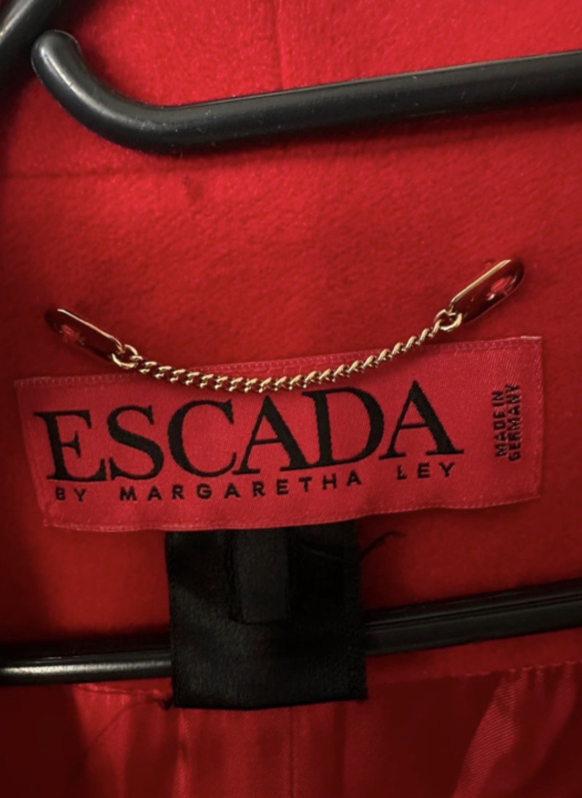Escada Rare Escada Wool & Cashmere Coat – 1980s Vintage Size L / US 10 / IT 46 - 3 Thumbnail