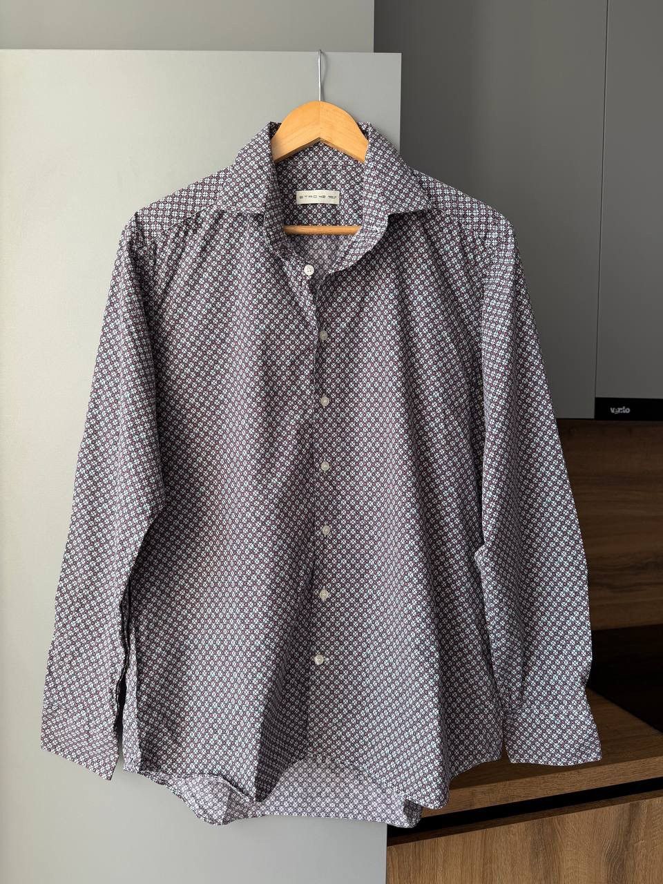 Etro ETRO Shirt Button Up Long Sleeve Paisley Printed S0320 Size US S / EU 44-46 / 1 - 1 Thumbnail