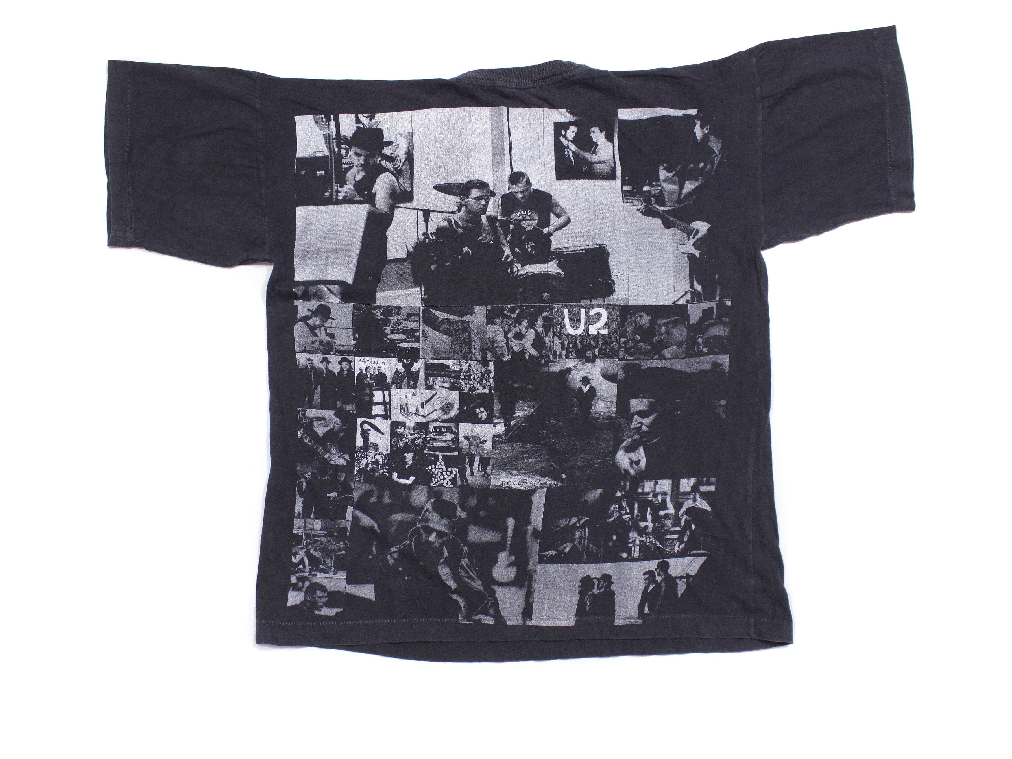 Band Tees U2 90S All Over Printed Merch T-Shirt Size US L / EU 52-54 / 3 - 2 Thumbnail