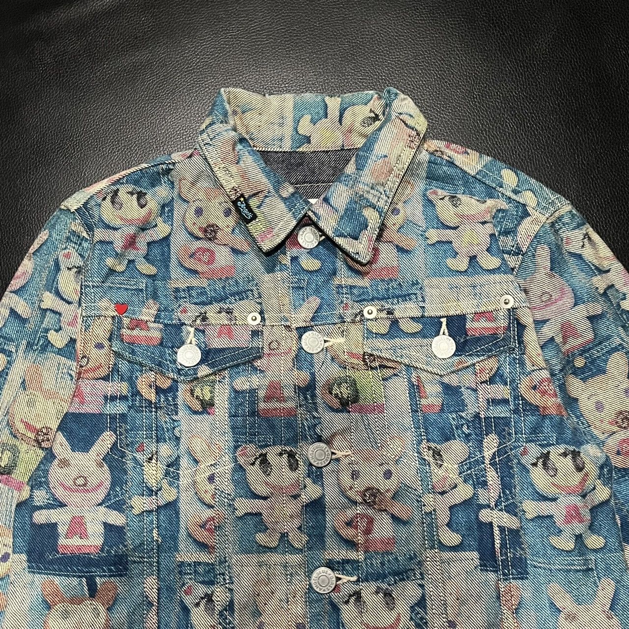 Angel Blue Vintage Angel Blue Self Potrait Mascots Denim Jacket Size M / US 6-8 / IT 42-44 - 4 Thumbnail