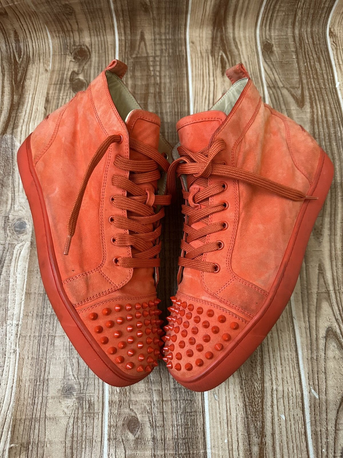 Christian Louboutin Christian Louboutin Louis Spikes Red Bottoms Sneakers Size US 11 / EU 44 - 6 Thumbnail