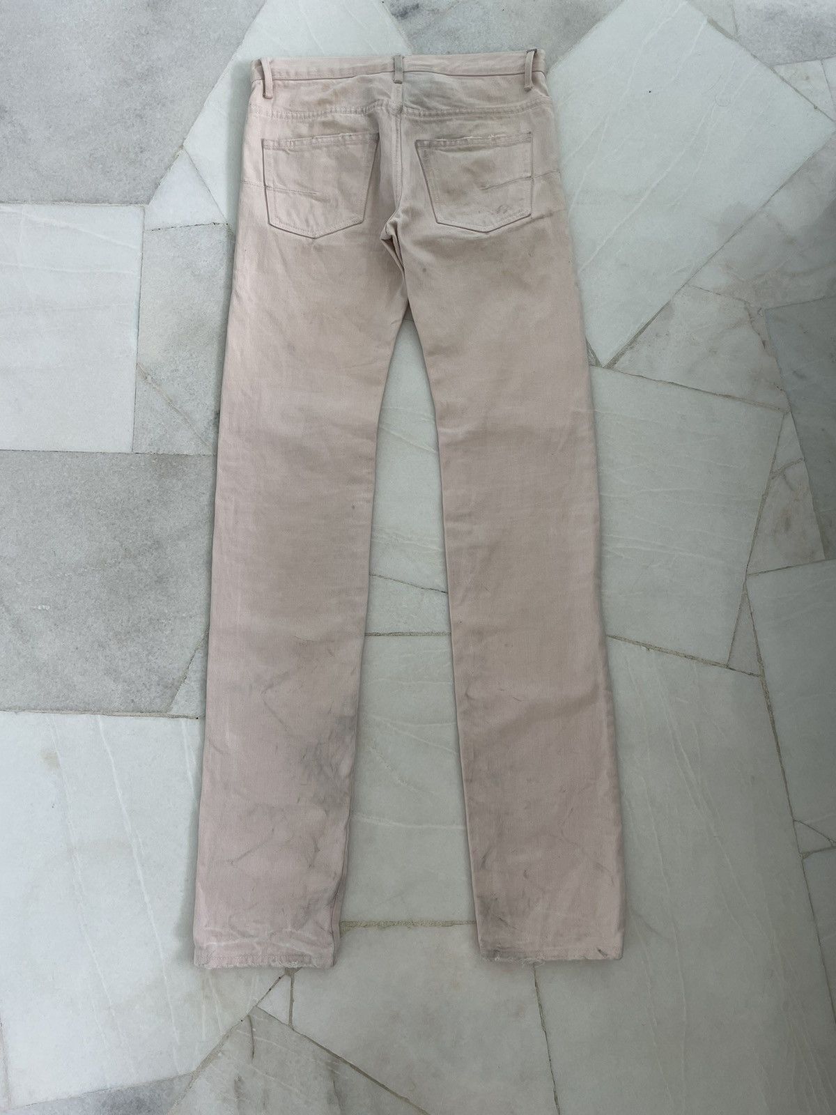Dior Hedi Slimane White Clawmark Denim Size US 28 / EU 44 - 4 Thumbnail