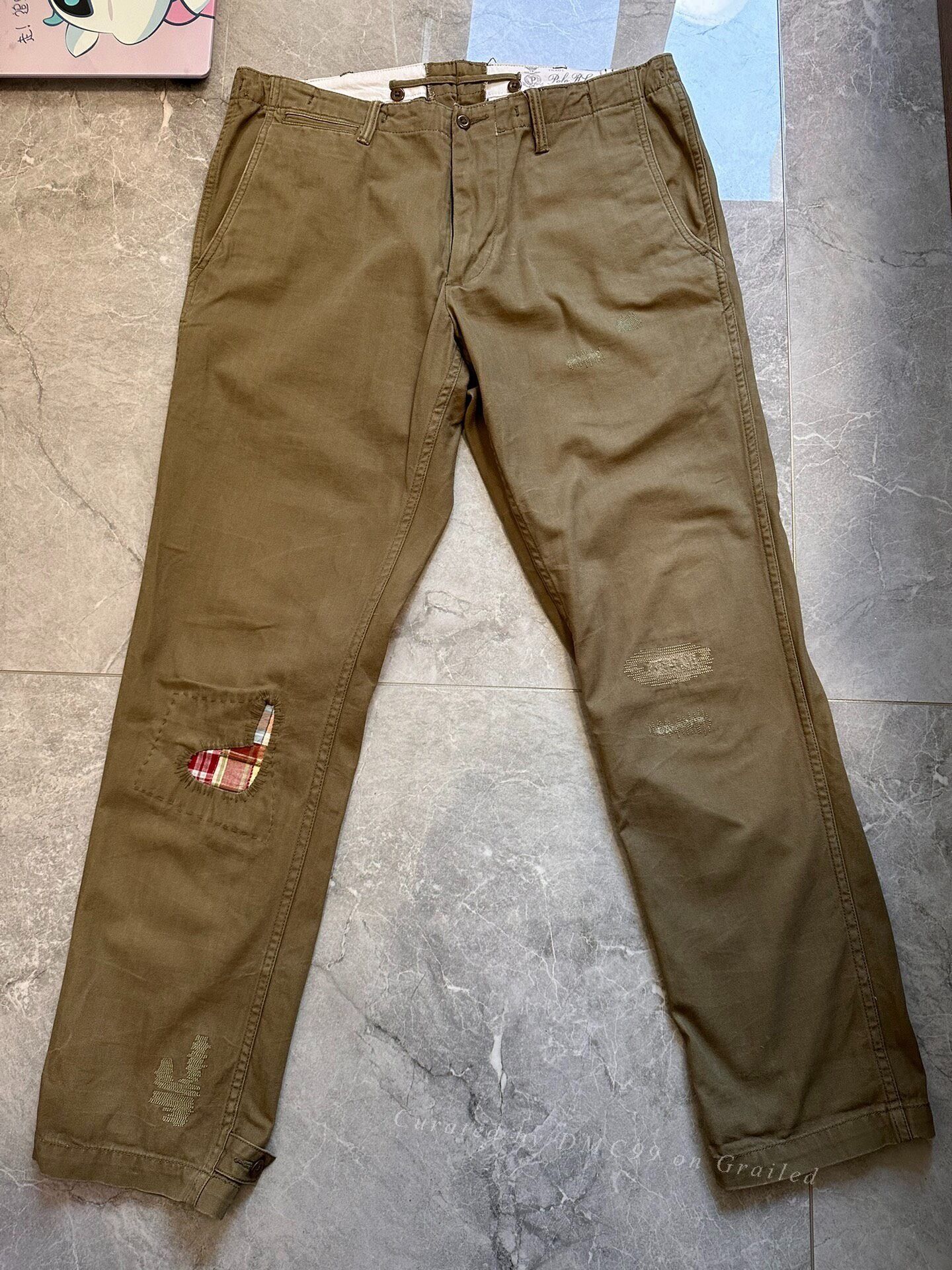 RRL Ralph Lauren Ralph Lauren Military Distressed Work Pants Size US 30 / EU 46 - 1 Thumbnail
