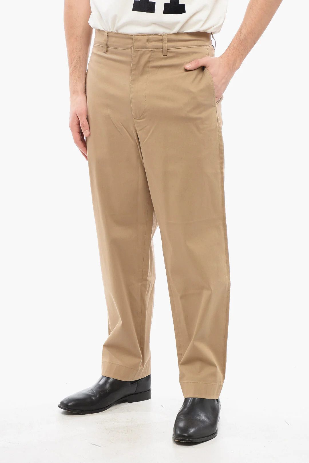 DEPARTMENT5 og1mm0326 Stretch Cotton Chino Pant in Beige Size US 30 / EU 46 - 1 Thumbnail