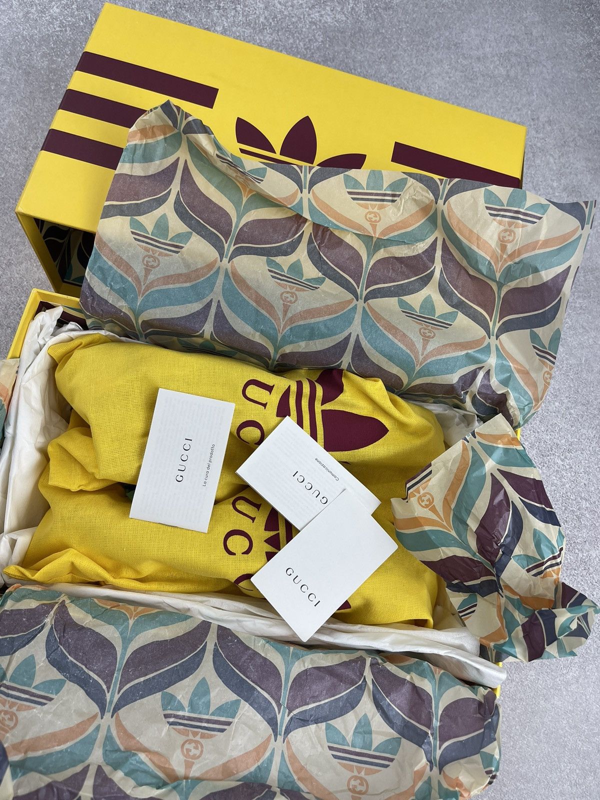 Adidas × Gucci Adidas x Gucci Rubber Slide Sandals Purple Size 42 Size US 9 / IT 39 - 16 Thumbnail