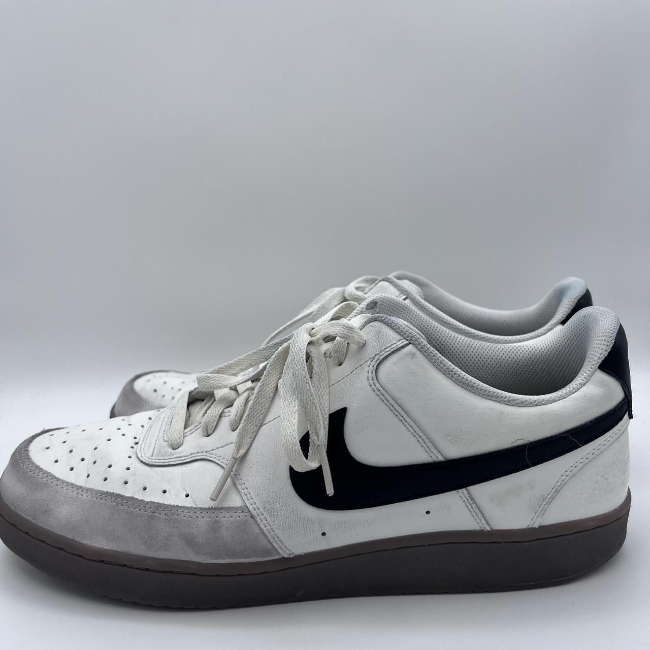 Nike Nike Court Vision Low Shoes Mens 13 Sail Black Gum Casual Size US 13 / EU 46 - 2 Thumbnail