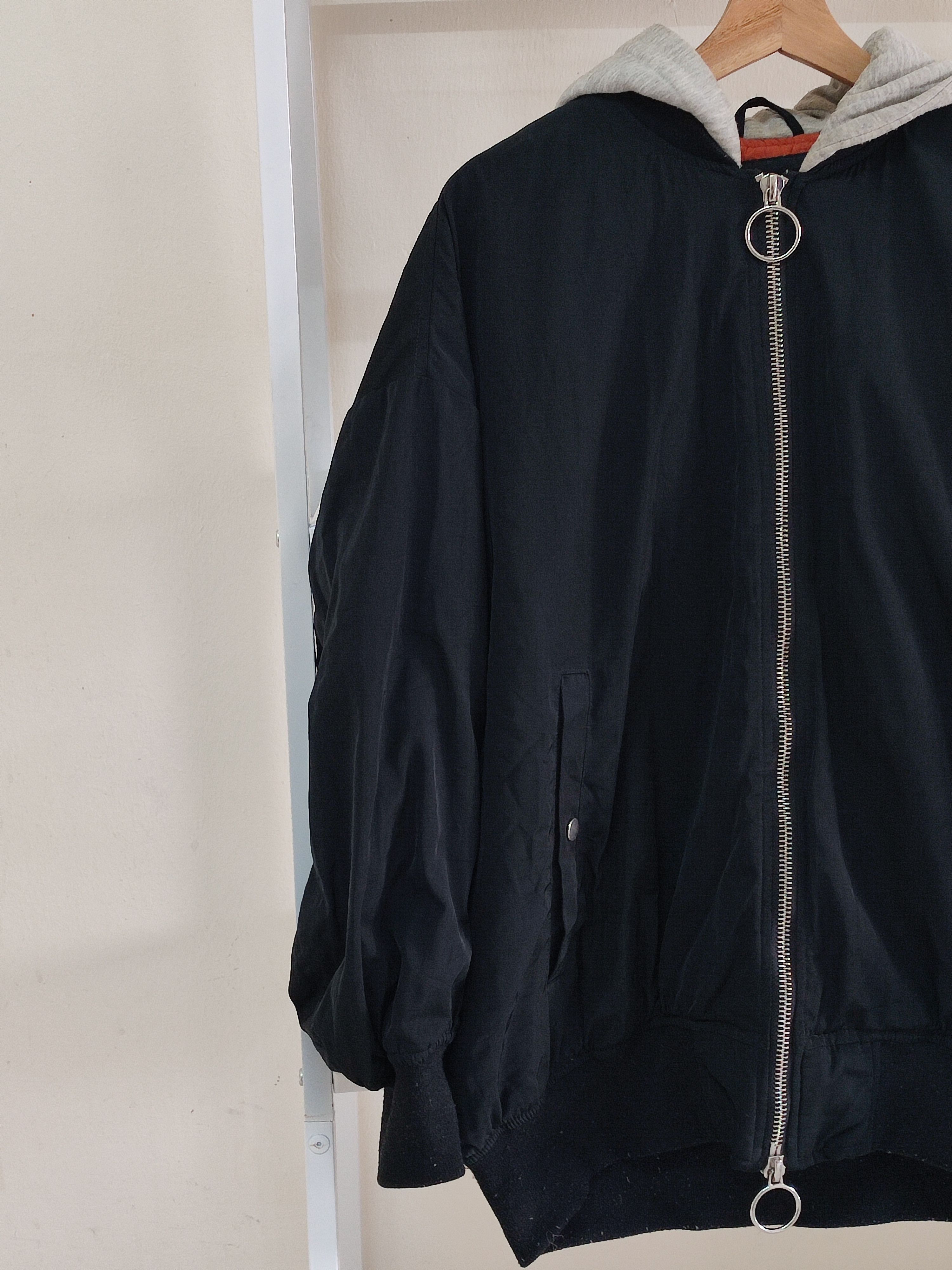 Zara 💥 Super Black 💥 Rare Zara Bomber Jackets Size US L / EU 52-54 / 3 - 3 Thumbnail