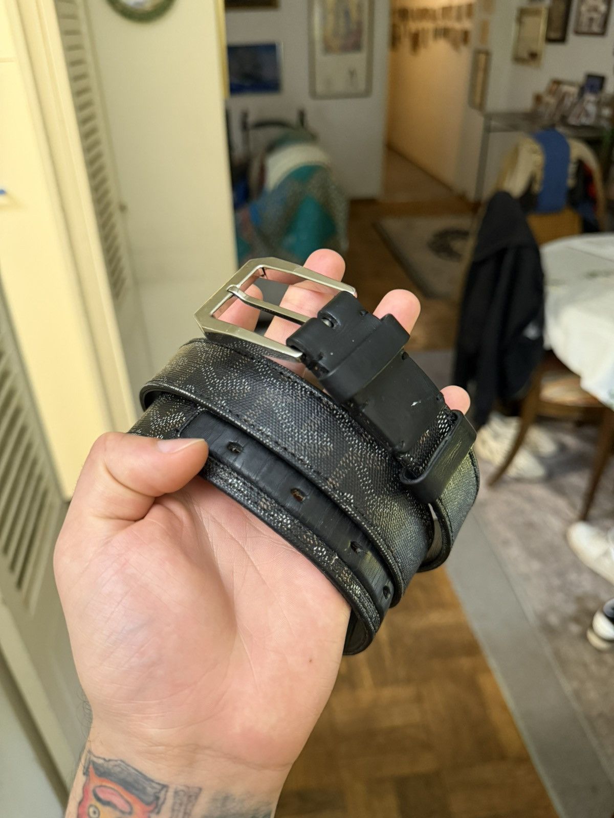 Goyard Black Goyard Monogram Belt Size 90 Size ONE SIZE - 18 Thumbnail