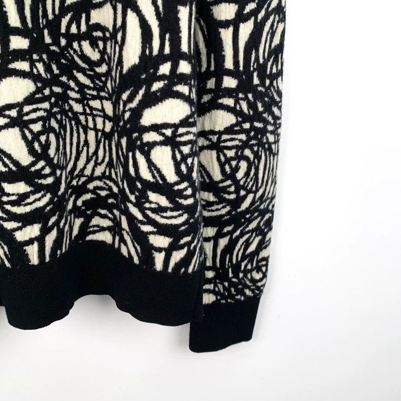 Dior Dior Color-block graffiti thread ball wool round-neck long Size US XL / EU 56 / 4 - 4 Thumbnail