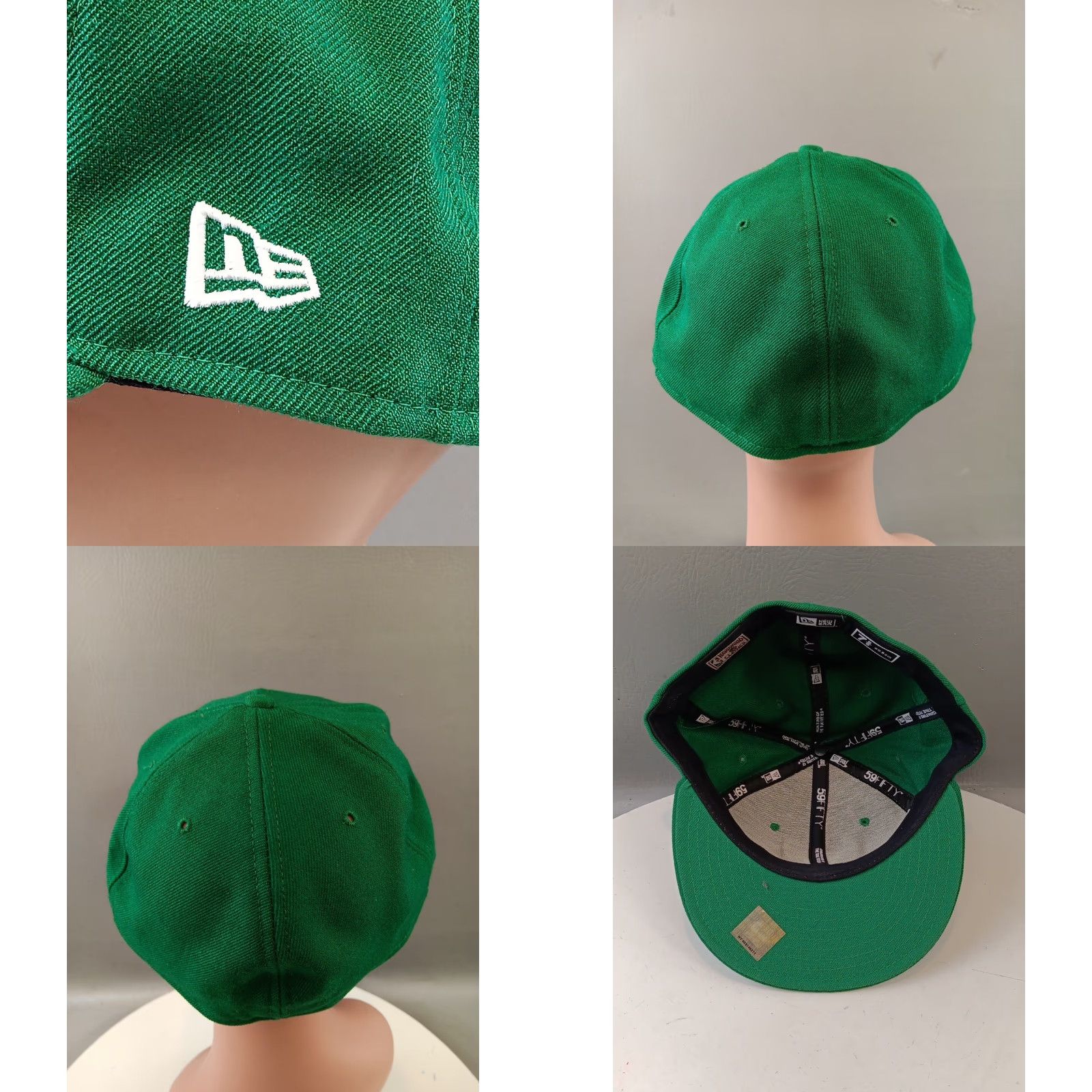 New Era New Era Windy City Chicago Bulls Fitted 59Fifty Hat Green 7 5/8 Mens NBA Basketball Cap Size ONE SIZE - 9 Thumbnail
